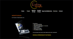 Desktop Screenshot of evolvingconcepts.co.za